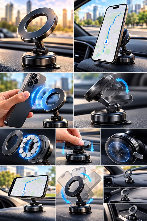 MAGNET PRO ™ 🧲 - SOPORTE MAGNETICO PARA TODO TIPO DE CELULARES , IDEAL PARA TU VEHICULO 🚗